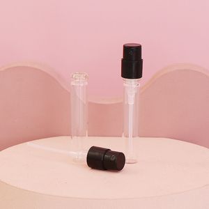 透明1.5毫升2毫升空旅行样品包装玻璃香水瓶小瓶 - Product Image 2