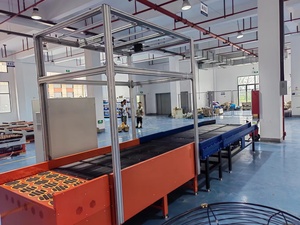 Estación de embalaje de comercio electrónico línea de clasificación de paquetes clasificador de ruedas separador transportador con sistema DWS dinámico - Product Image 3