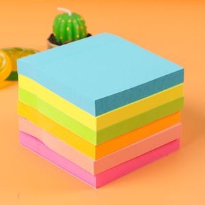 Bloc de notas adhesivas con impresión de logotipo personalizado de promoción al por mayor, bloque de papel, Bloc de notas de cubo de papel, gran oferta, bloque de notas de papel