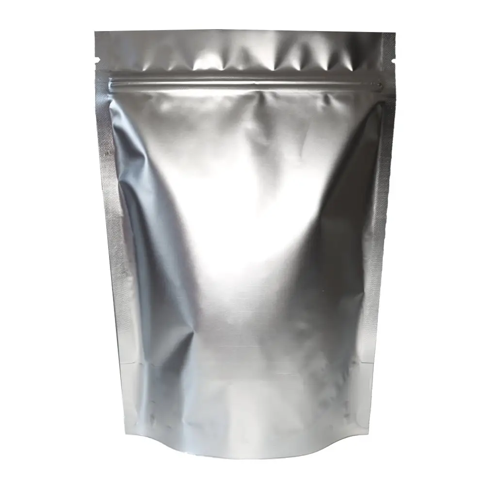 Bolsa de aluminio ziplock Stand Up laminado bolsas de papel de aluminio para té café embalaje de alimentos para mascotas