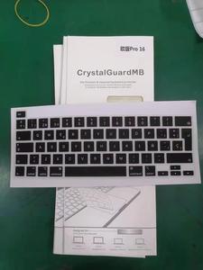 EU西班牙黑色键盘盖硅胶键盘保护器，用于Macbook Pro触摸条键盘盖 - Product Image 2