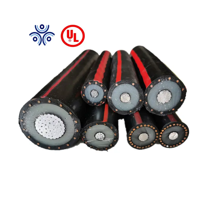 KCMIL-Cable de cobre de 15KV EPR/TR-XLP, cable de MV-105 de energía 90C, escudo subterráneo eléctrico, Cable de voltaje medio, 1000