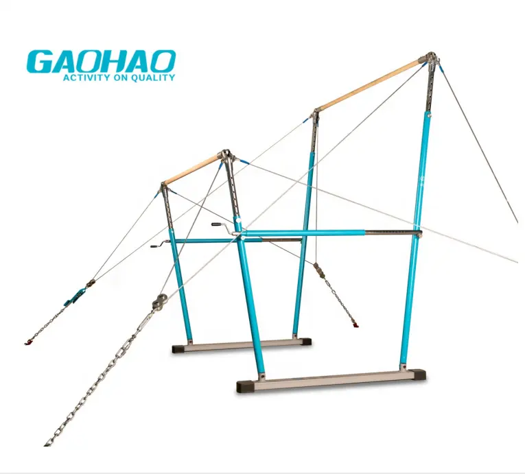 GAOHAO-Barra de gimnasia irregular, aparato de gimnasio, modelo de competición, ancho ajustable entre 130-190cm, aprobado por FIG