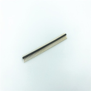 2.54mm pitch pin header 2*40Pin Way Header pin connettore maschio intestazione DIP singole doppie file diritta connettori PCB maschio - Product Image 3