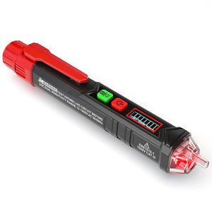 Probador de voltaje sin contacto AC 12V-1000V/48V-1000V, doble rango, bolígrafo de prueba de línea en vivo/cero con pantalla LCD y alarma - Product Image 1