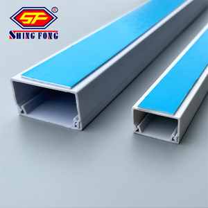Plastic Cable Gutter Wire Self Adhesive <strong>Trunk</strong> PVC Trunking with Sticker