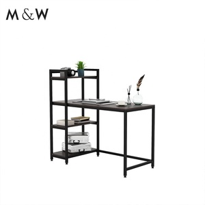 Nordic <strong>Simple</strong> Home Office <strong>Desk</strong> Writing <strong>Computer</strong> <strong>Desk</strong> with Book Shelve - Product Image 2