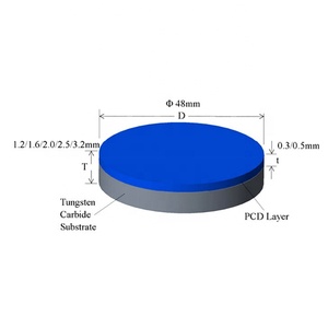 PCD/PCBN切削刀具毛坯抛光用于有色金属和非金属材料加工
