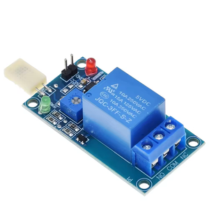 DC 5V 12V HR202 1 canale sensore di umidità modulo relè scheda di controllo 1CH per componenti elettronici - Product Image 4