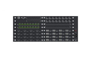 Matriz HDMI 16x16 hdbaset código LCD panel IR... RS232... TCP/IP y Web GUI para control