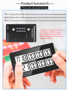 2024 nuove tendenze Display LCD digitale laboratorio cucina conto alla rovescia Timer conto alla rovescia magnetico conto alla rovescia orologio promemoria - Product Image 4