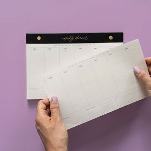 高质量定制记事本A4每周计划员桌面记事本作业列表每周7天记事本 - Product Image 5