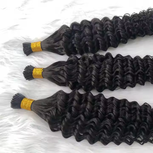 אני ראש הרחבות שיער עם stratum מיושר, שיער רימי בתולה ופאה שיער אנושי טבעי