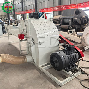 Verarbeitung von Trümmern, die die Traubenzweig-Hammermühle maschine beschneiden 1 Tonne pro Stunde Holz brecher Ast brecher - Product Image 5