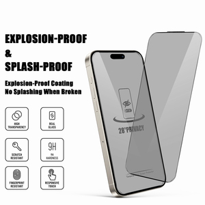 28 ° sự riêng tư Tempered Glass điện thoại khỉ Vua Glass bảo vệ Bảo hiểm đầy đủ cho 13 15 Pro Max 16 17 không khí 17 Pro Max điện thoại di động - Product Image 3
