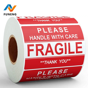 Factory-direct Supply of Fragile Warning Labels Supports Customized Wholesale Prices for Global Customers - Product Image 1