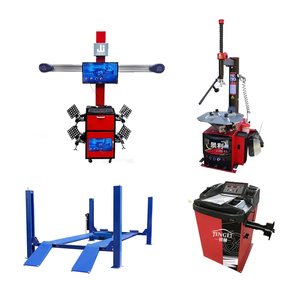 Máquina de alineación de ruedas 3D aprobada por la CE a la venta Combo Un juego completo de 4 elevadores de coche de poste el elevador de coche de rueda delantera - Product Image 1