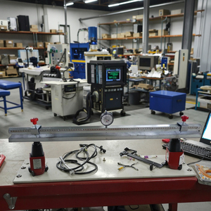 Độ chính xác cao gốm gạch phẳng Tester loại đơn giản cạnh thẳng Analyzer thử nghiệm thiết bị thiết bị cho tấm vật liệu - Product Image 3