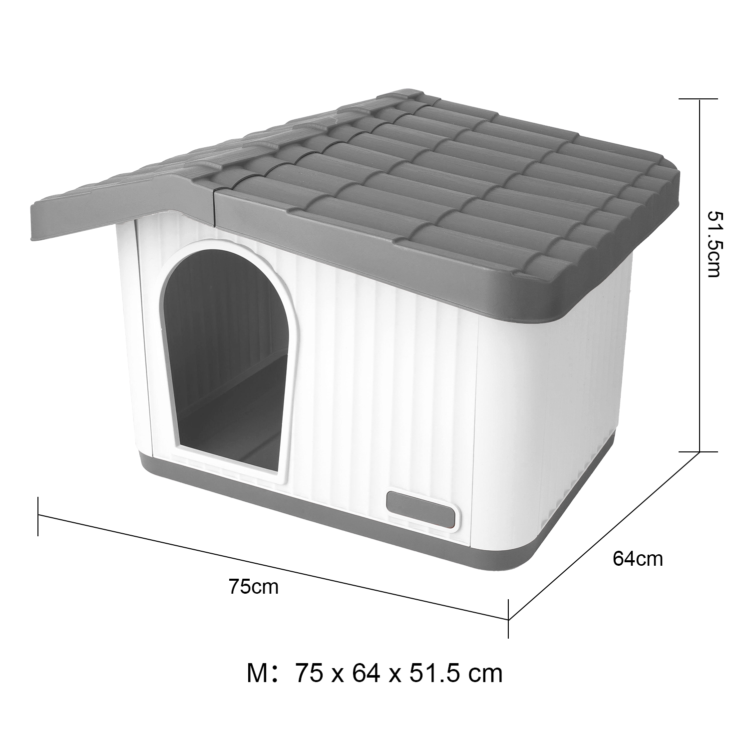 WoofNest Dog House - M: 75 x 64 x 51.5 cm