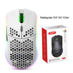 T66 2.4G Wireless RGB Mouse da gioco programmabile leggero ABS Design Computer portatile ricaricabile BT Wireless Mouse Stock - Product Image 2