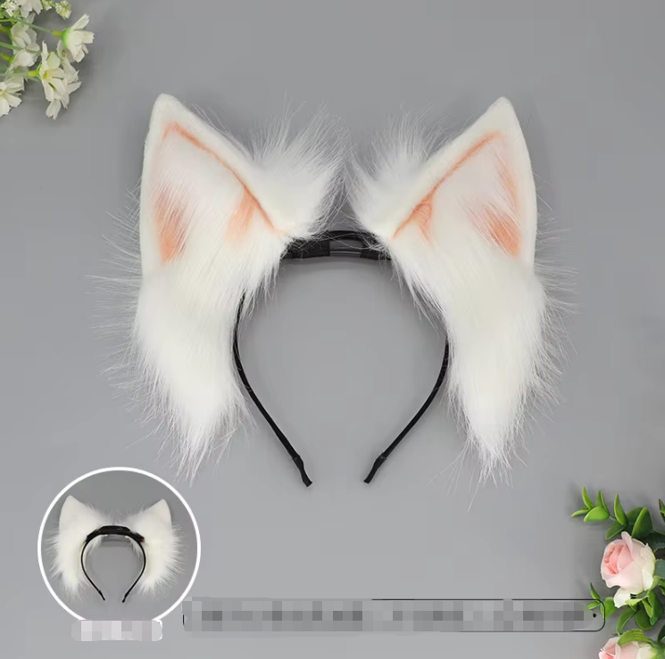 Bandeau Electric Beast Ear 02 - Blanc