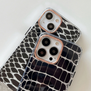 เคสโทรศัพท์ลายงูจระเข้สุดเซ็กซี่,เคสกันกระแทกนิ่มใสสำหรับ iPhone 13 12 Pro XS สำหรับอุปกรณ์เสริม Apple - Product Image 3