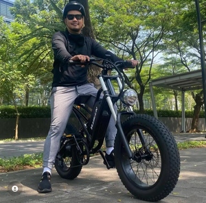 電動折りたたみバイク73 Ebikeフレーム73 Ebikeフレームマウンテンダート折りたたみファットタイヤバイクスーパー48V 1000W - Product Image 1