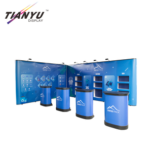 L hình dạng PVC ráp triển lãm hiển thị đứng Booth Set hiển thị từ sản phẩm đứng Pop Up - Product Image 2