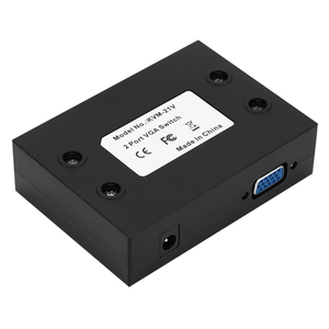 2 en 1 salida VGA Switcher 2 puertos VGA Switch Box VGA para consolas Set-top Boxes 2 hosts Share 1 Display Notebook Projector - Product Image 3