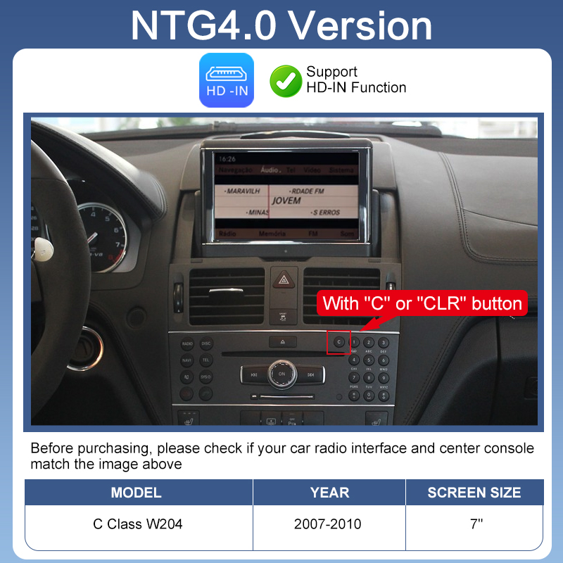 Pour NTG4.0, ajouter HDMI
