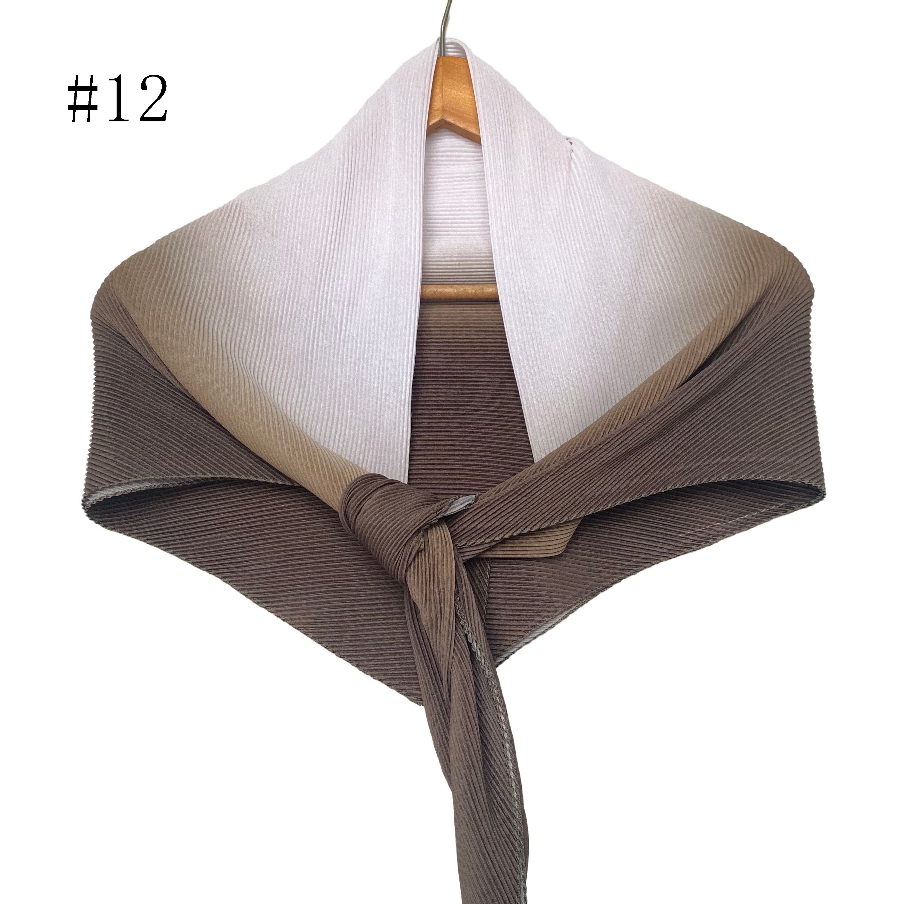 Foulard carré ombré en coton -#12