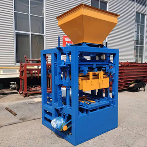 Máquina para fabricar bloques de ladrillo hueco Manual de bajo precio, fabricante de bloques de pavimentación Manual móvil de cemento de hormigón con componente de núcleo de motor - Product Image 2