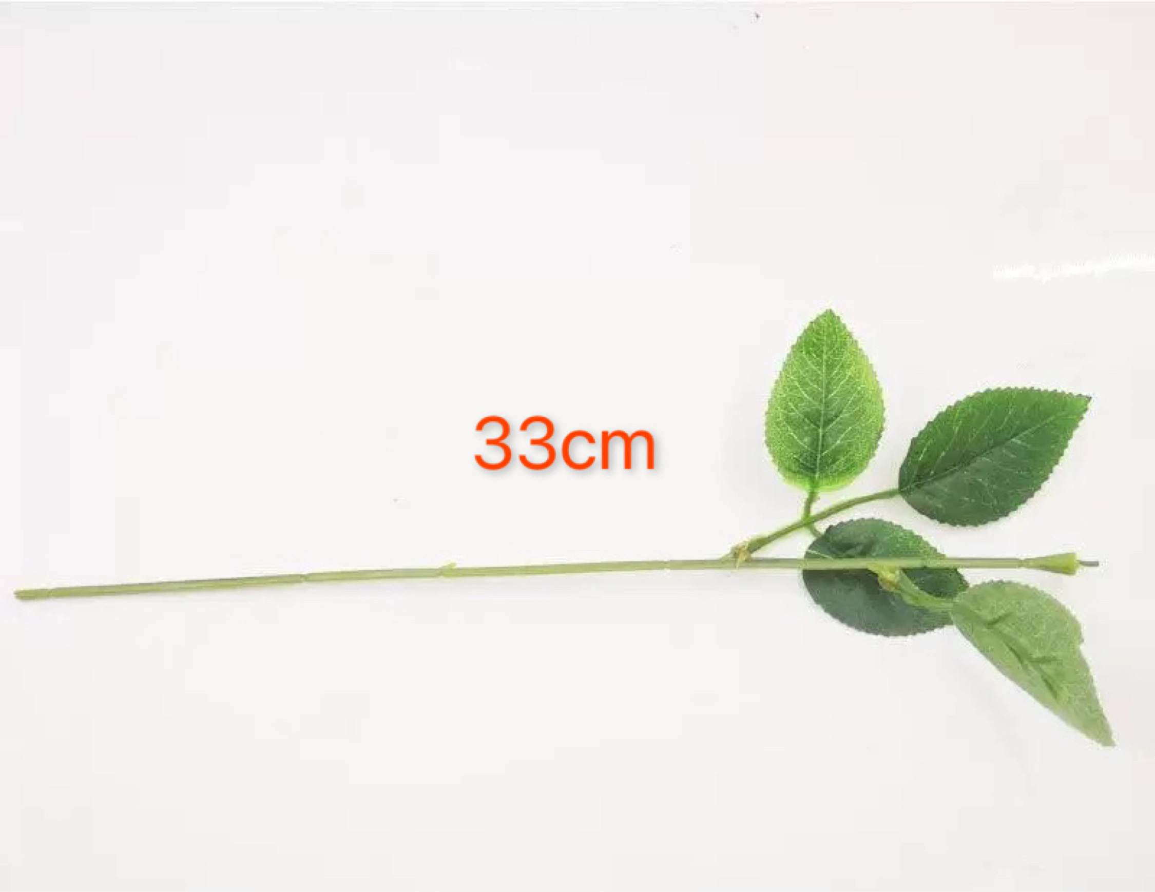 Tiges vertes feuilles 33cm