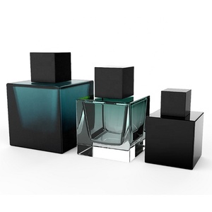 Custom Color and Logo <strong>Deluxe</strong> New Design square 30ml 50ml 100ml Empty Glass Spray Perfume <strong>Oil</strong> Bottle - Product Image 2