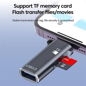 C型3.1高速TF存储卡读卡器适用于手机15华为手机PD充电加密狗充电器电缆适配器 - Product Image 3