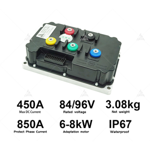 Qs 8kw 96v Controlador de motor de alta eficiencia 450A Corriente CC máxima Capacidad de salida potente Programable Fardriver Nd96850 - Product Image 4