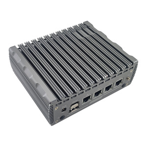 Factory Direct Firewall Router Mini PC N100 DDR5 Fanless Mini PC Support Win10 Win11 Linux <strong>System</strong> - Product Image 1