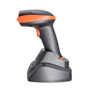 Lector de código de barras inalámbrico 1D 2D con detección automática, escáner de código de matriz de datos, lector de Android con base de carga - Product Image 2