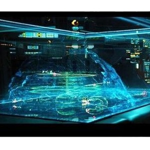 Pantalla 3D holográfica para proyector, marco fijo de malla curvada personalizable para baile con gasa - Product Image 2