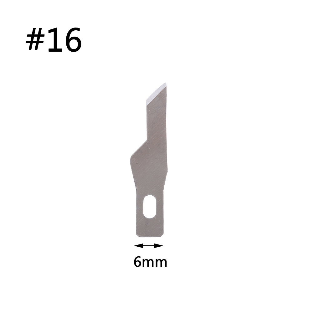 10pcs/lot Stainless Steel Blade for Wood Carving Engraving Craft Sculpture Knife Scalpel Cutting Tools for PCB Repair