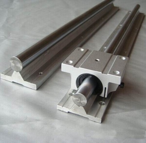 SBR Series 25 mm 1pcs SBR25 longitud 500mm riel lineal de guía y 2pcs SBR25UU tipo cuadrado de bloque lineal para piezas de la máquina CNC - Product Image 6