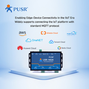 Servidor de servicio Serial de puerto Dual RS232 RS485 a tcp/ip Gateway modbus rtu, convertidor de serie a Ethernet, versión H7-4 USR N520 - Product Image 4