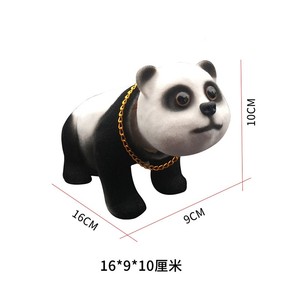 哈巴狗仪表板Bobble仪表板装饰装饰品，带摇头玩具配件，用于车辆内饰 - Product Image 2