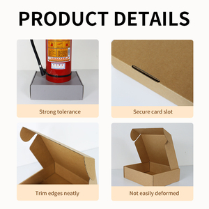 Ambalaj için oluklu mailler kutuları veren ambalaj için kapaklar ile özelleştirilmiş karton nakliye kutuları - Product Image 3