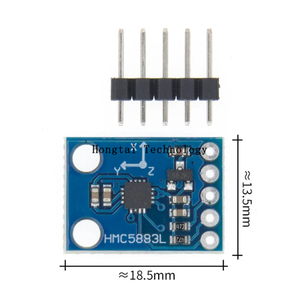 <strong>GY</strong>-<strong>273</strong> 3V-5V QMC5883L <strong>HMC5883L</strong> Electronic Compass Compass Magnetometer Sensor Module Triaxial Magnetic Field Module - Product Image 2