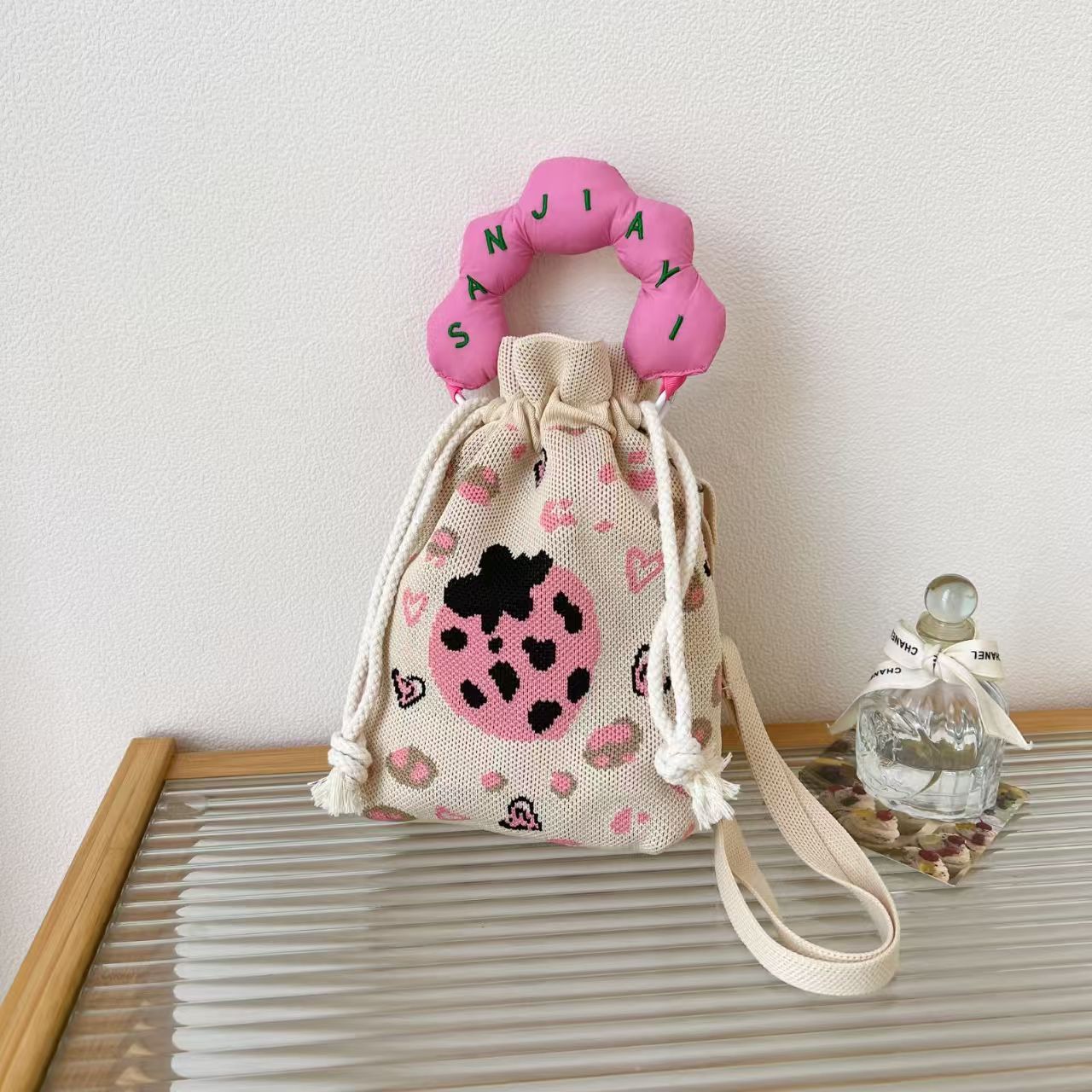 Pink strawberry