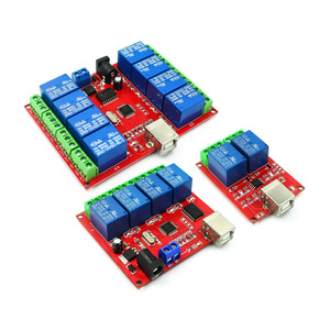 5V 12V 24V 1 2 4 8 canales interruptor de Control de relé USB Control de computadora programable para Smart Home PC controlador inteligente - Product Image 1