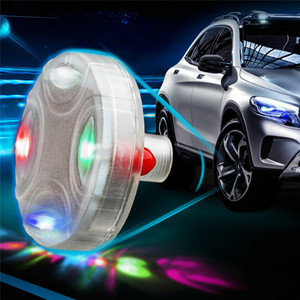 โคมไฟขอบล้อพลังงานแสงอาทิตย์รถยนต์ LED,โคมไฟตกแต่งใหม่4โหมด12ล้อ