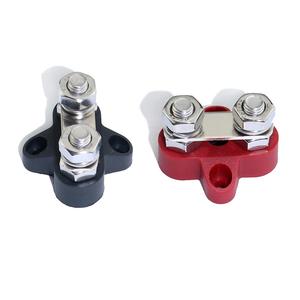 Bus Bar Terminal Block -<strong>M8</strong> (5/16&quot;) Stainless Steel Dual Heavy-Duty Terminal Stud Power With Connecting Link - Product Image 4