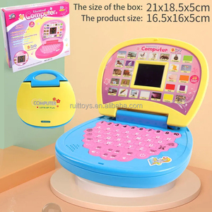 Led Screen Englisch Lernmaschinen Früh pädagogische Laptop Computer Spielzeug für Kinder